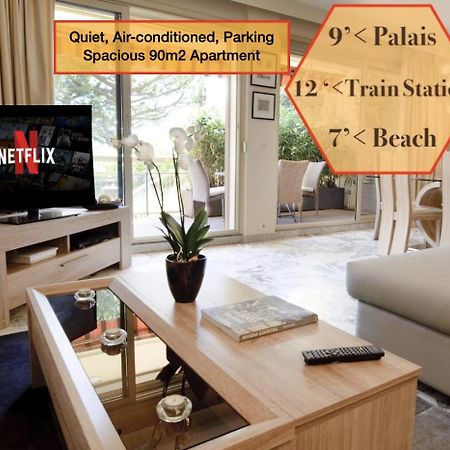90M2 Apartement - Les Palmiers De Cannes Eksteriør billede